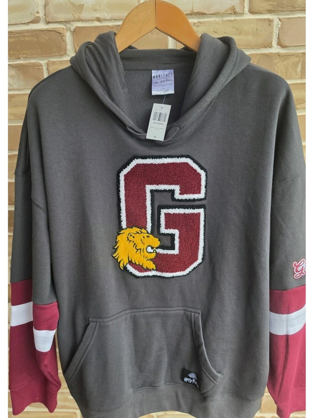Harry Potter Gryffindor Varsity Hoodie XL BoxLunch Exclusive NWT Embroidered